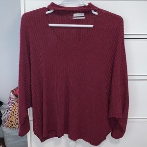 Burgundy Sweater